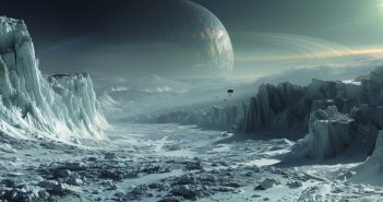Entdecken Sie den mysteriösen Uranus-Mond Miranda: Eine geologische Vielfalt und tiefste Canyons warten auf Sie. (Foto: AdobeStock_835590974 HaiderShah)